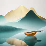 山水寄知音 - AI音乐作品封面